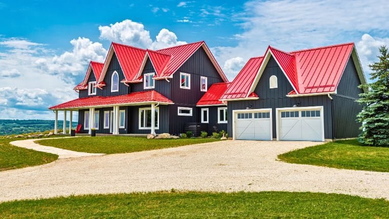 Finished farm house