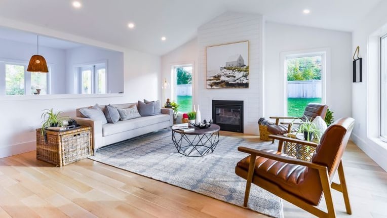 Interior of finished home