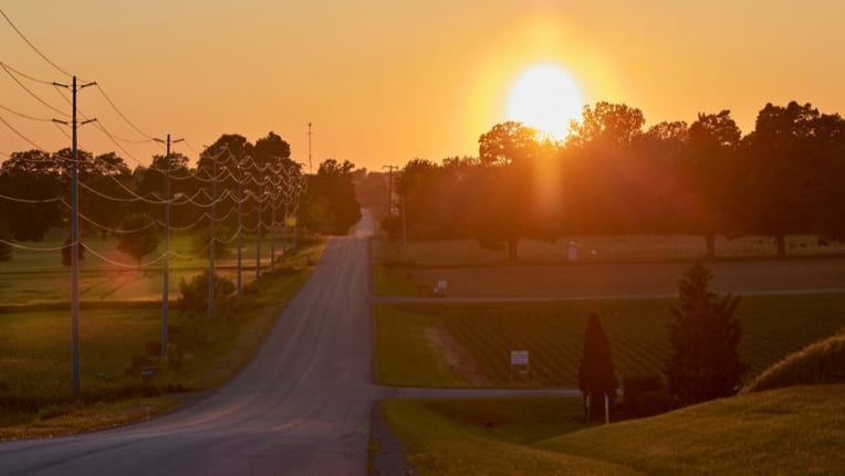 Municipality of North Perth sunset